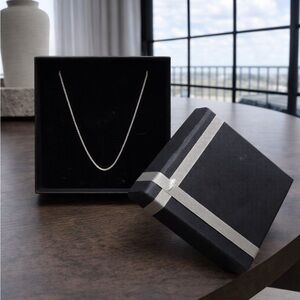 Elegant Real Silver Necklace